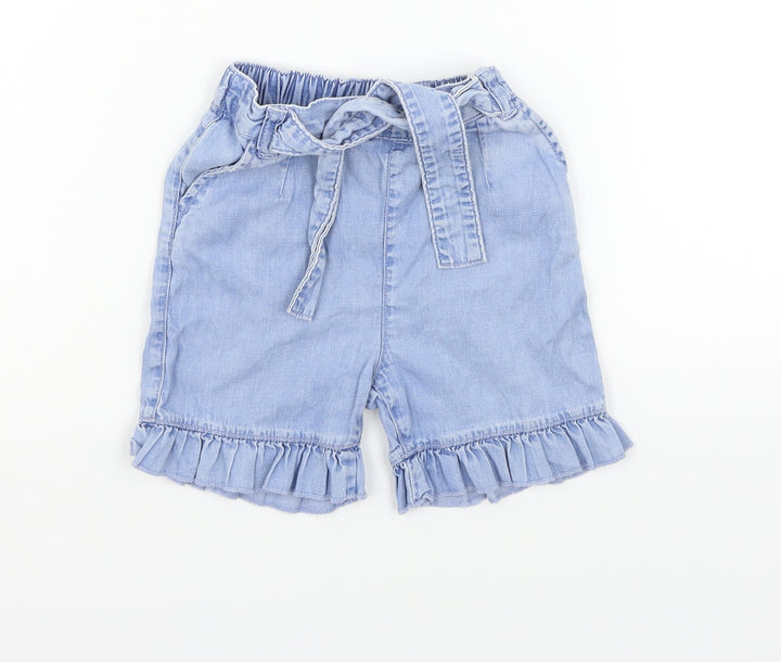 F&F Boys Blue Cropped Trousers Size 12-18 Months