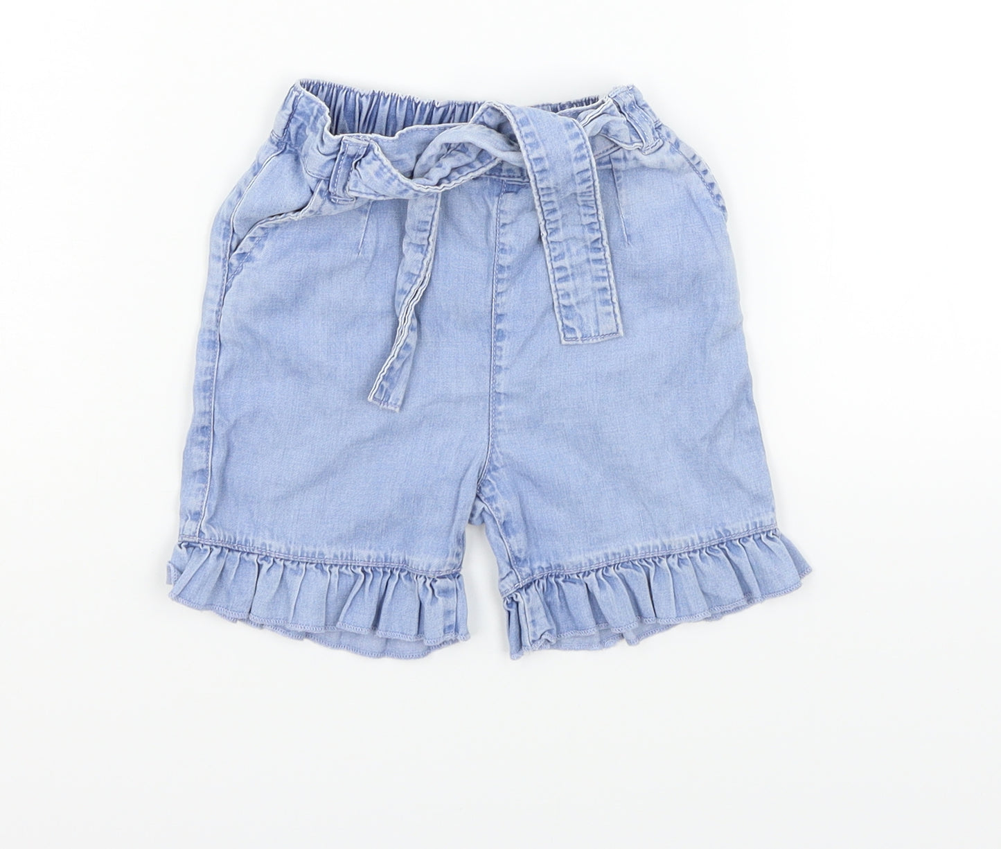 F&F Boys Blue   Cropped Trousers Size 12-18 Months