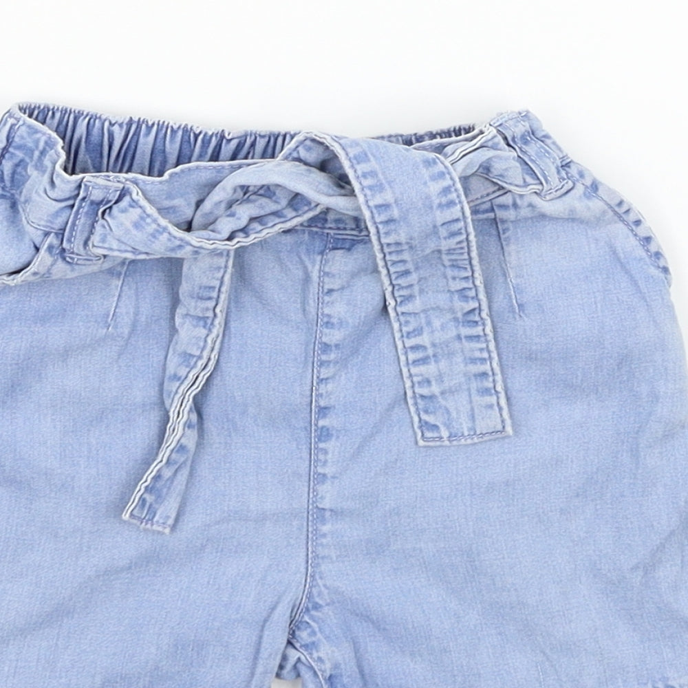 F&F Boys Blue   Cropped Trousers Size 12-18 Months