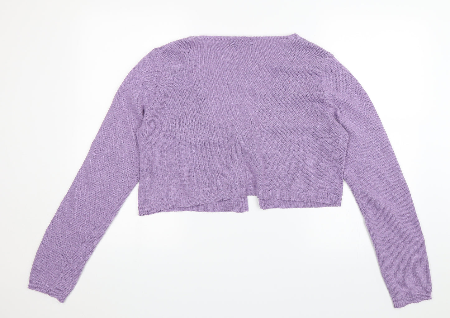 PRETTYLITTLETHING Womens Purple   Cardigan Jumper Size M