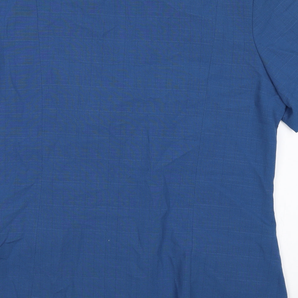 Bonmarché Womens Blue   Basic Button-Up Size 14