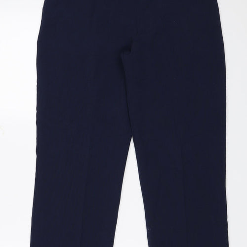 Dixie Womens Blue   Trousers  Size 12 L23 in