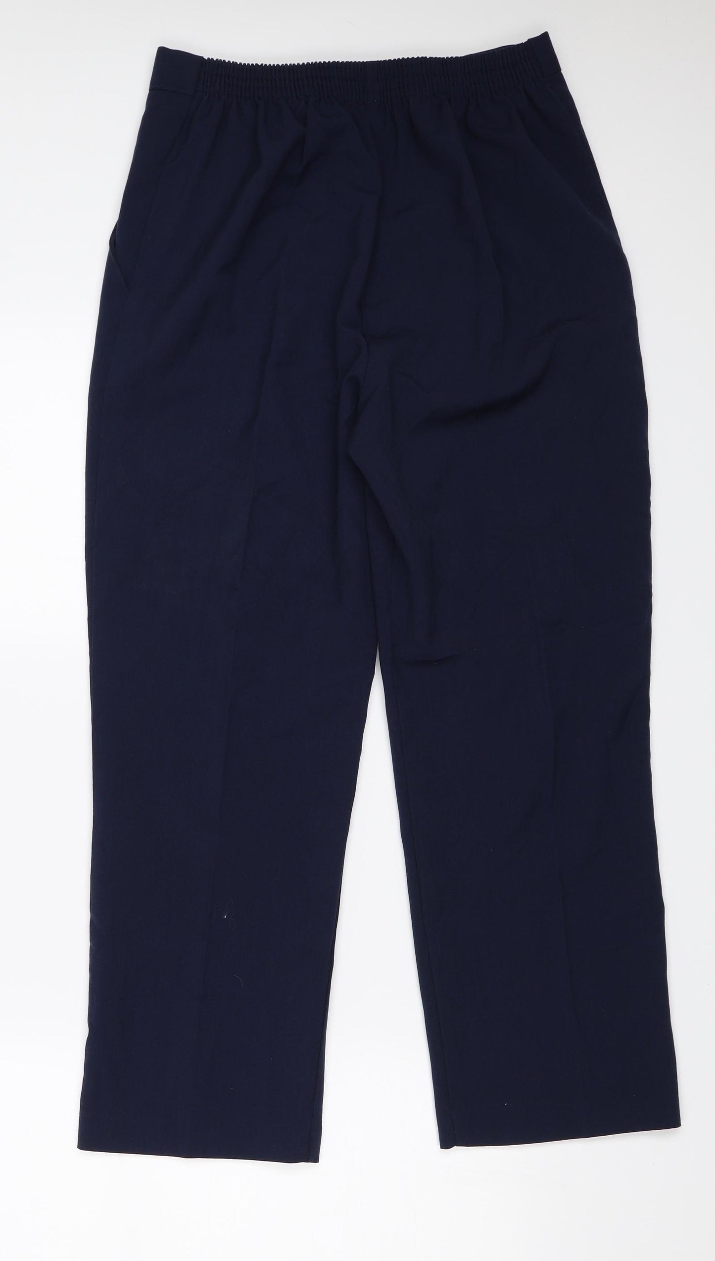 Dixie Womens Blue   Trousers  Size 12 L23 in