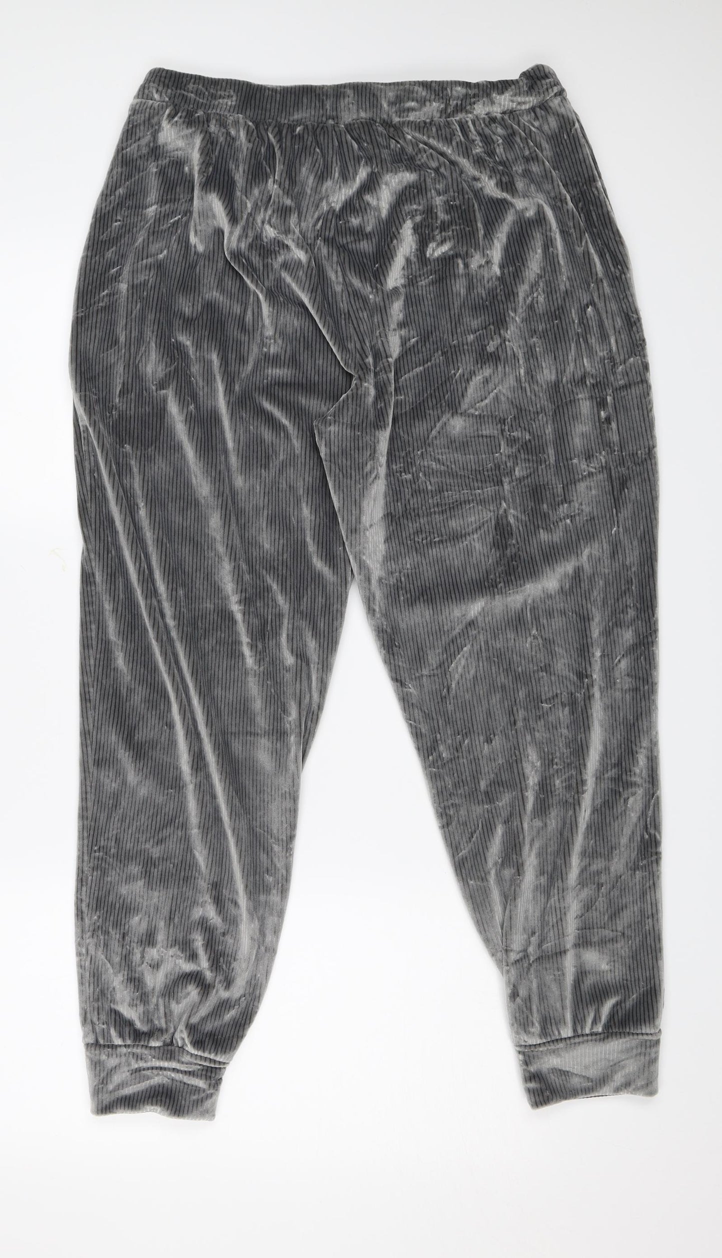 Nutmeg Womens Silver   Sweatpants Trousers Size 16 L25 in