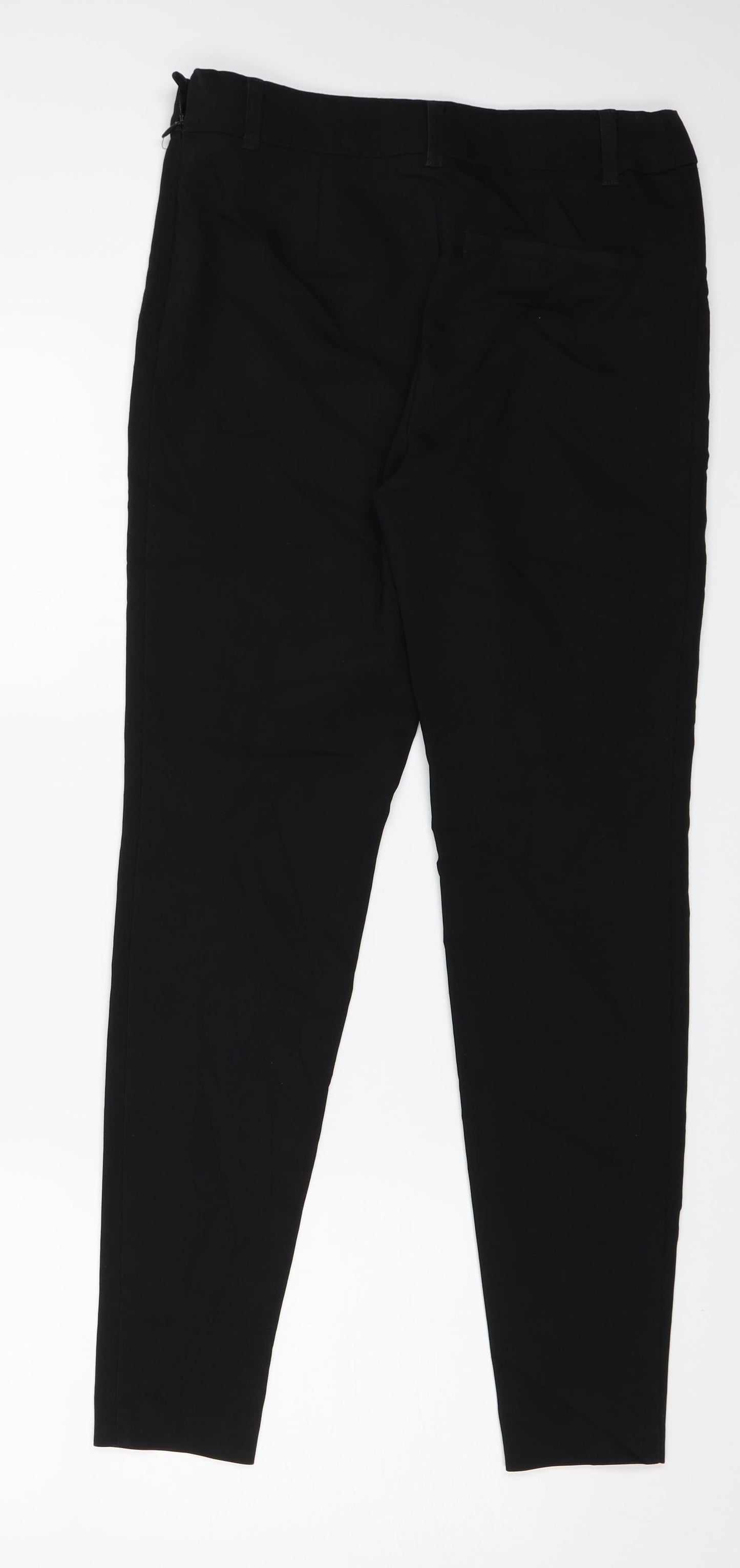 Papaya Womens Black   Trousers  Size 8 L27 in