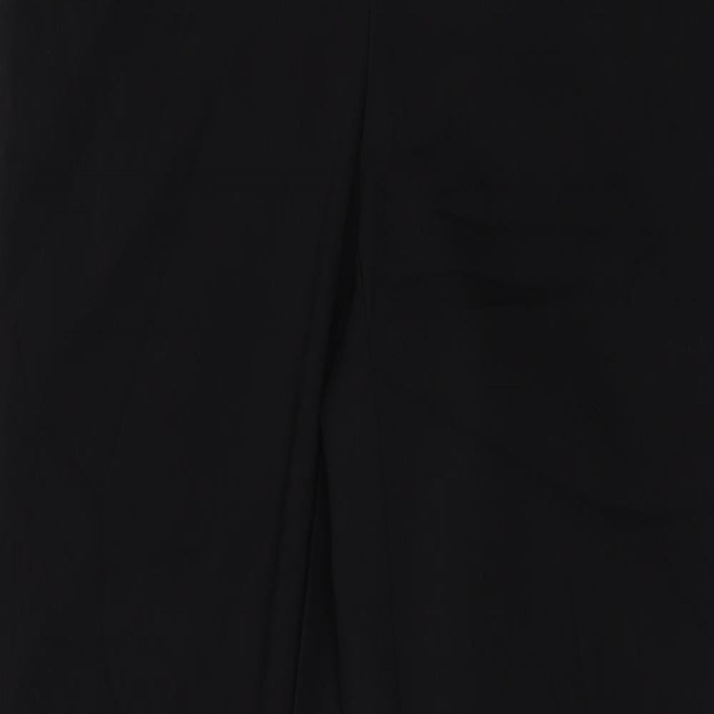 Papaya Womens Black   Trousers  Size 8 L27 in
