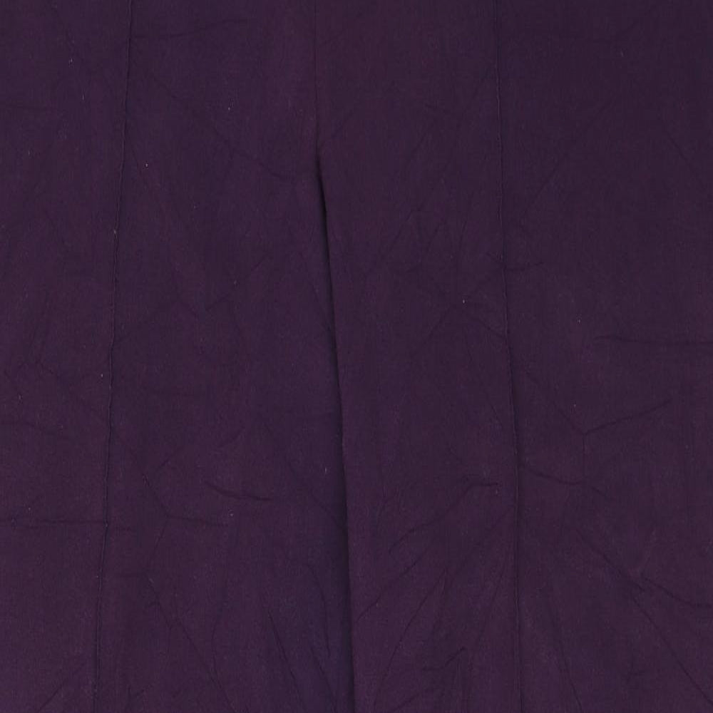 Autonomy Womens Purple   Capri Trousers Size 12 L24 in