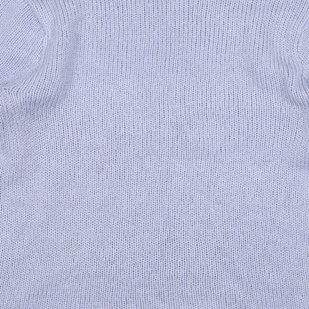 Cotton Traders Womens Blue Floral  Pullover Jumper Size 14
