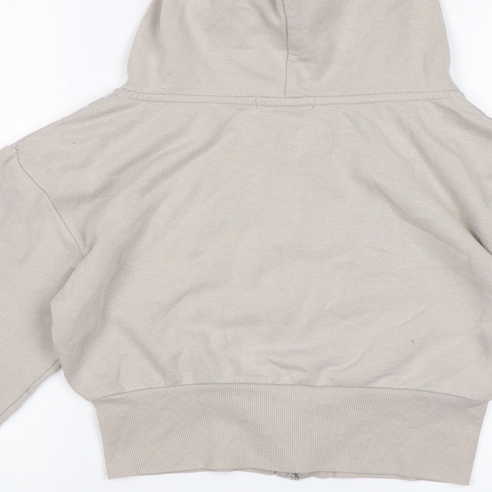 Primark Womens Beige   Full Zip Hoodie Size XS
