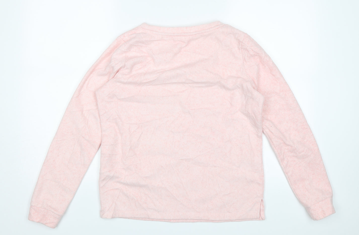 George Womens Pink Solid  Top Pyjama Top Size 8  - Good night sweet dreams