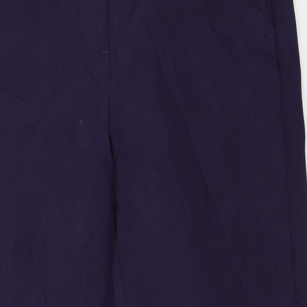 M&S Womens Purple   Trousers  Size 12 L24 in