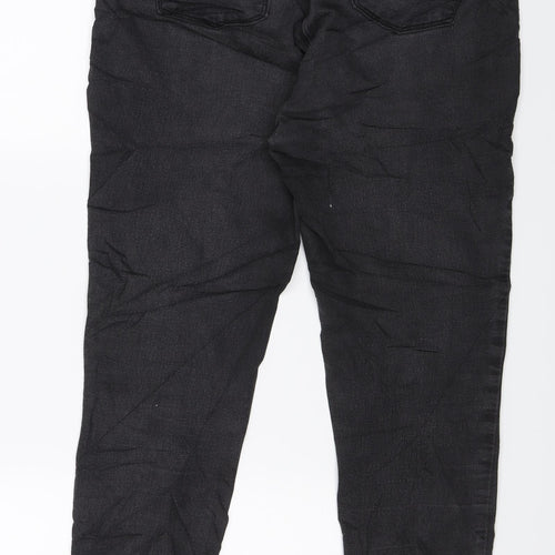 Denim & Co. Womens Black   Skinny Jeans Size 12 L25 in