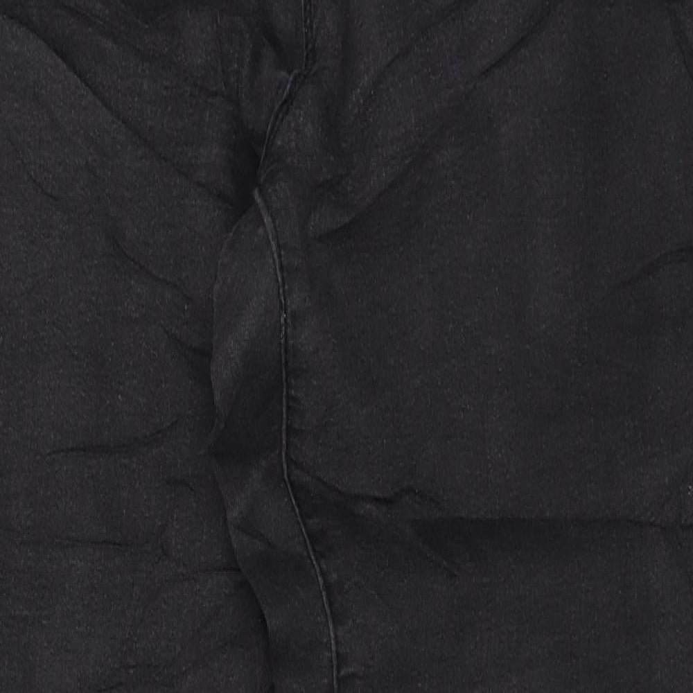 Denim & Co. Womens Black   Skinny Jeans Size 12 L25 in