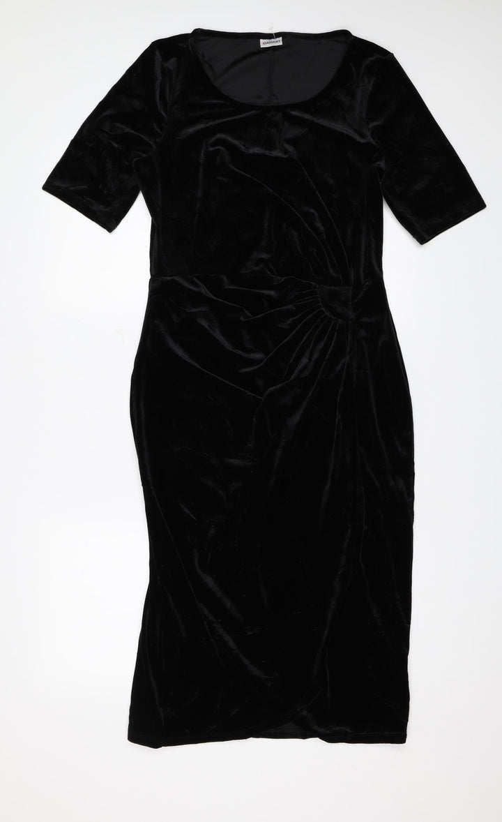 Damart Womens Black   A-Line  Size 12