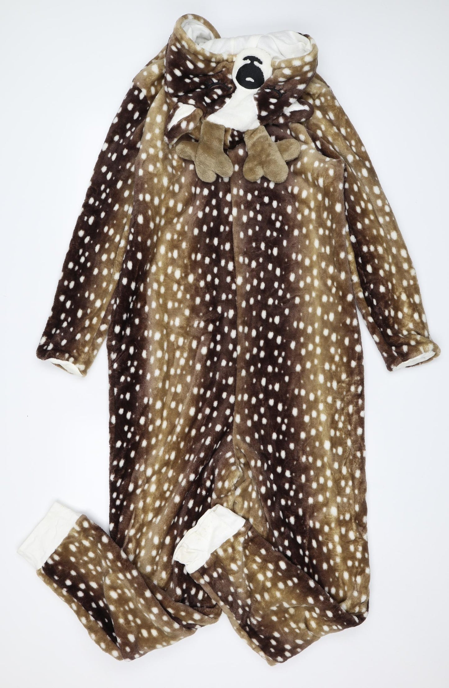 M&S Womens Brown Solid  Top One Piece Size 14  - Reindeer
