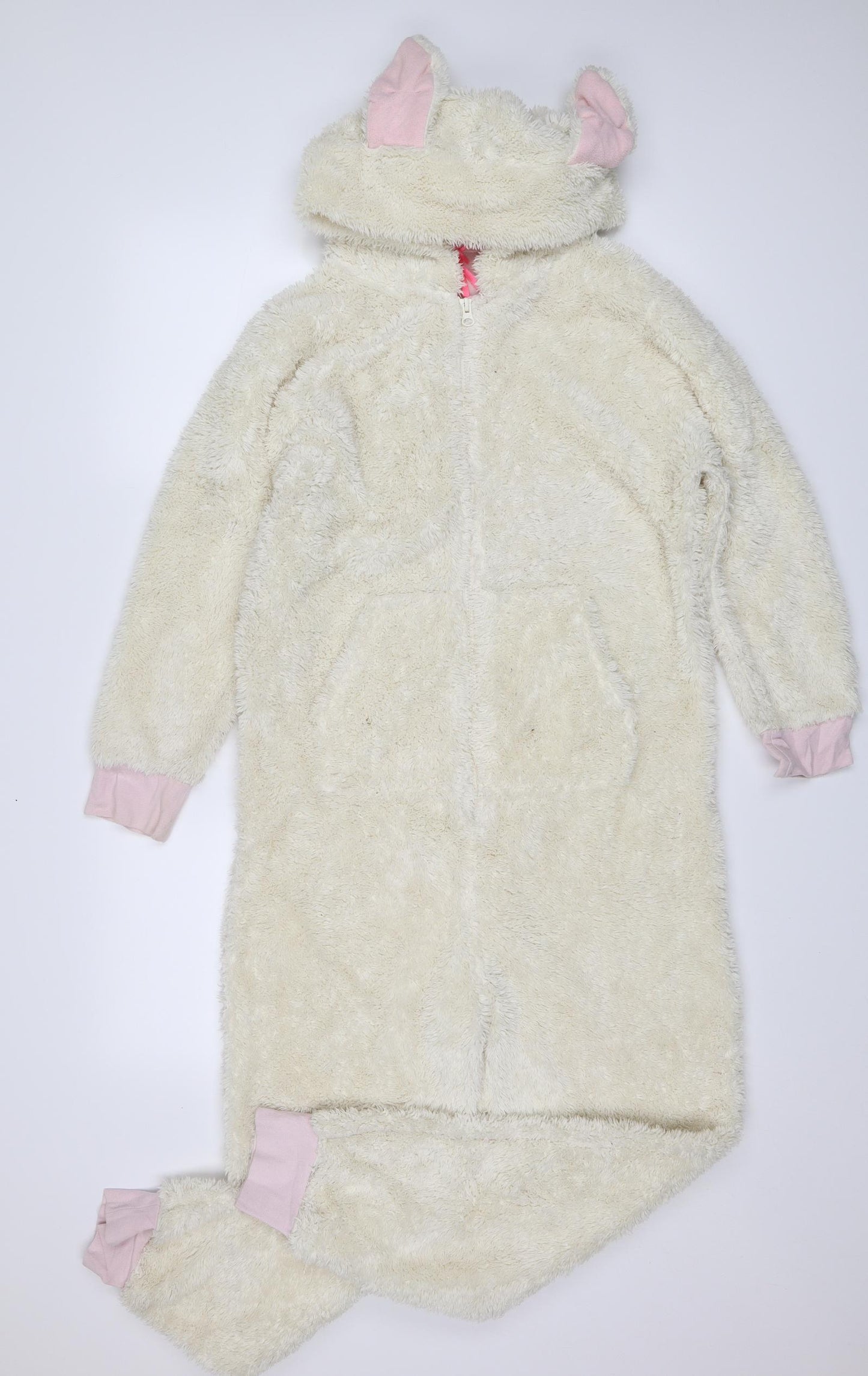 NEXT Girls White Solid  Top Robe Size 12 Years
