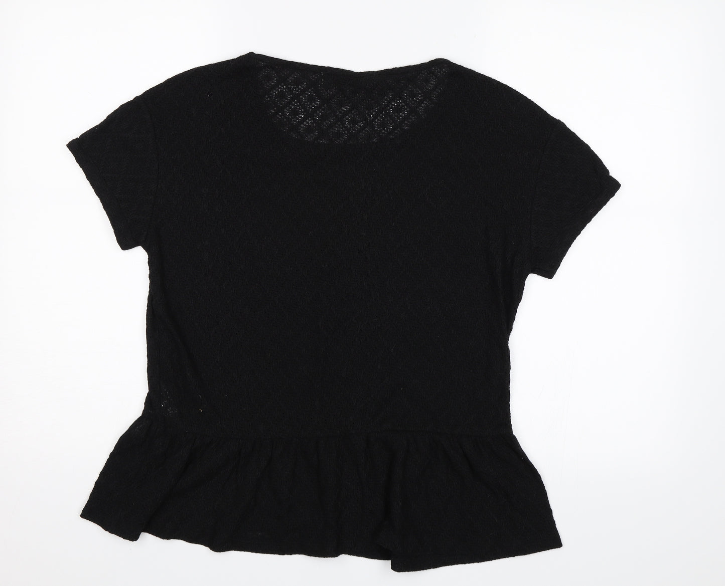 Numph Womens Black   Basic Blouse Size M