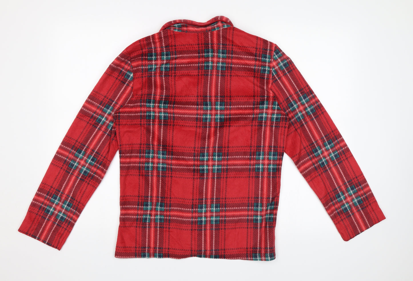 Day Dreams Womens Red Plaid  Top Pyjama Top Size S