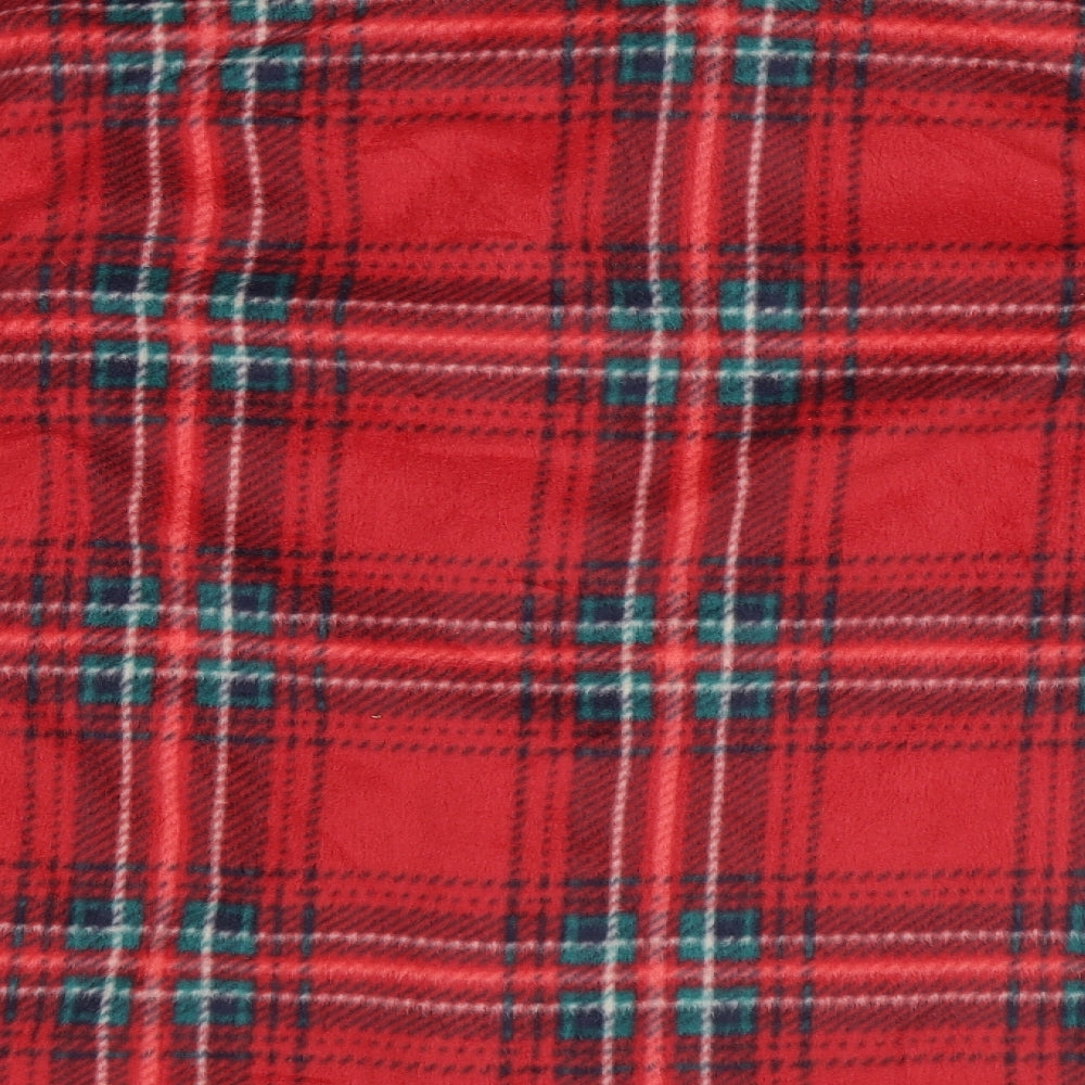 Day Dreams Womens Red Plaid  Top Pyjama Top Size S
