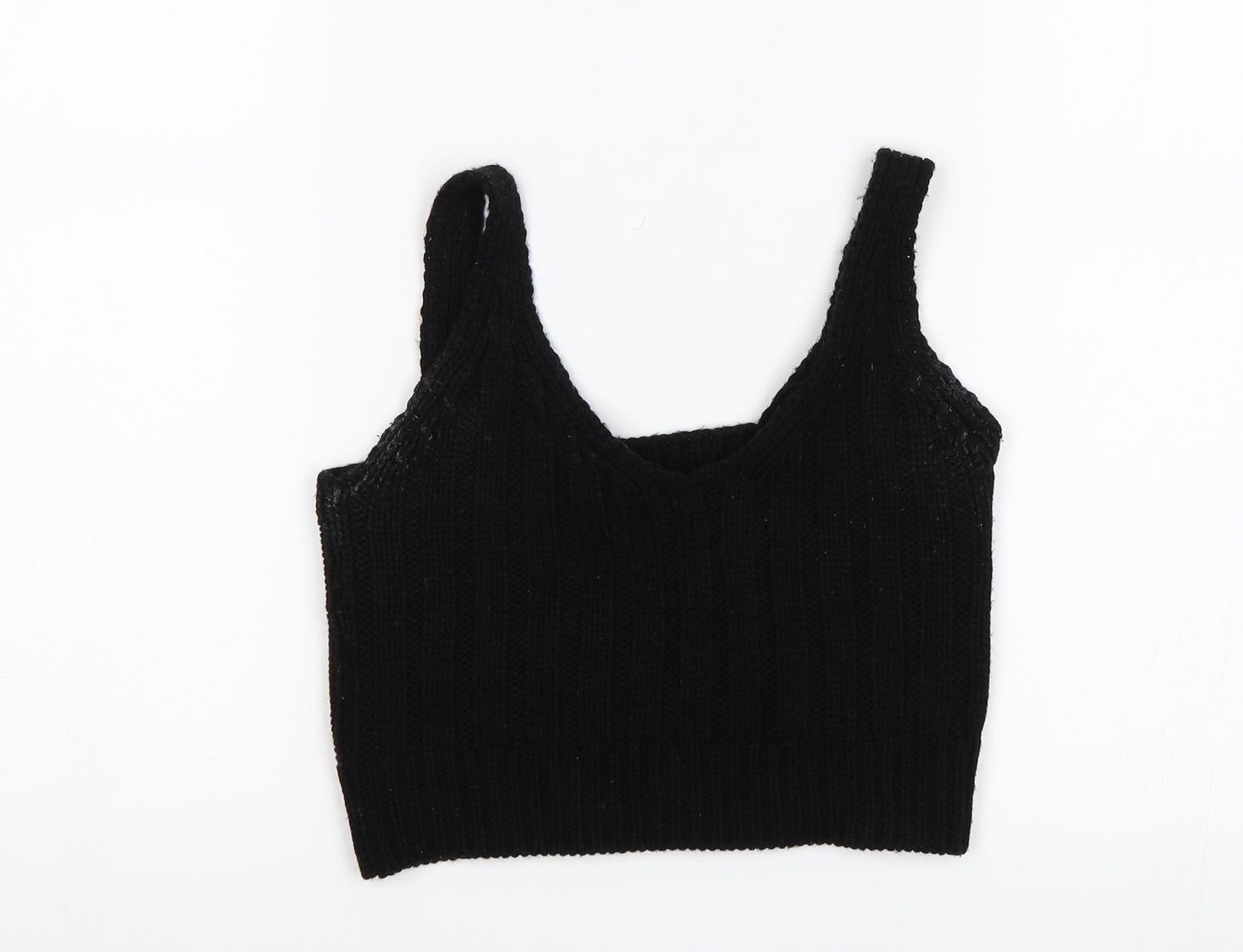 ASOS Womens Black   Cropped Tank Size 4