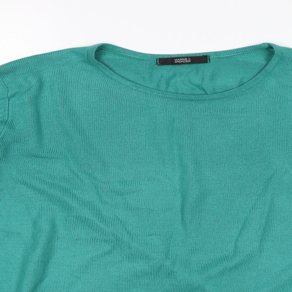 Marks and Spencer Womens Green   Pullover Jumper Size 12