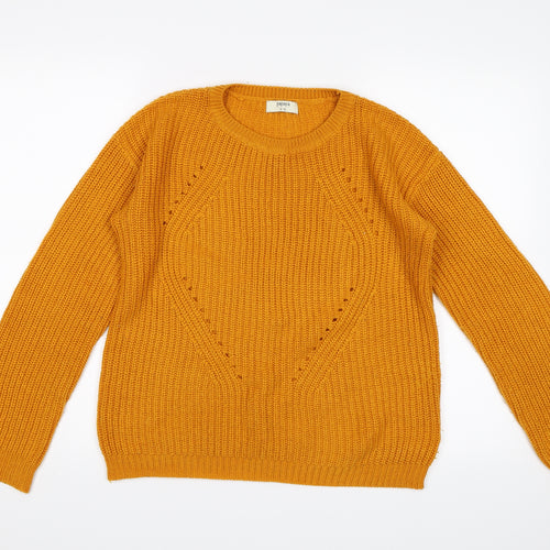 Papaya Womens Orange   Pullover Jumper Size 8