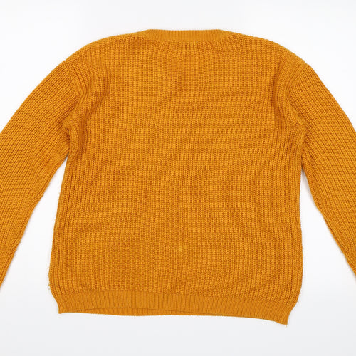 Papaya Womens Orange   Pullover Jumper Size 8