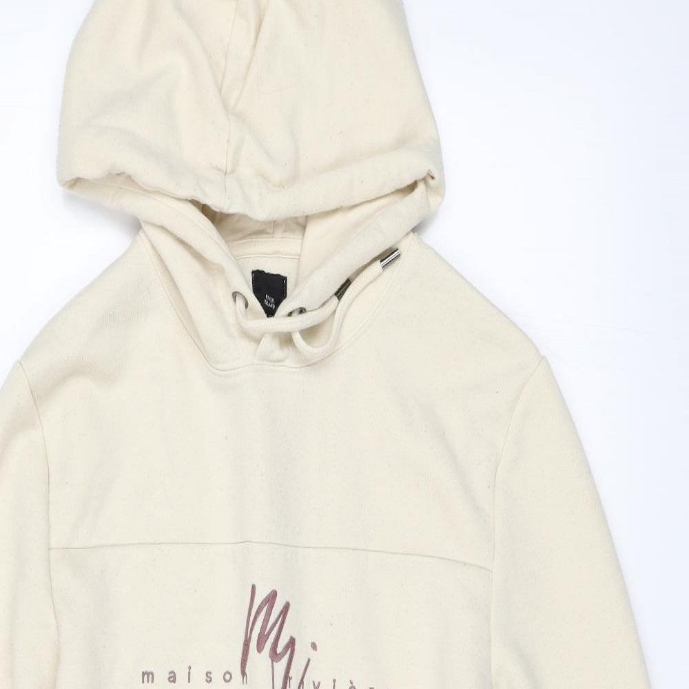 River Island Womens White   Pullover Hoodie Size S  - Maison Riviera
