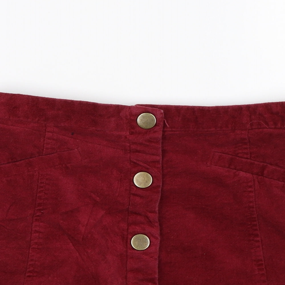 Nutmeg Girls Red   Mini Skirt Size 11-12 Years