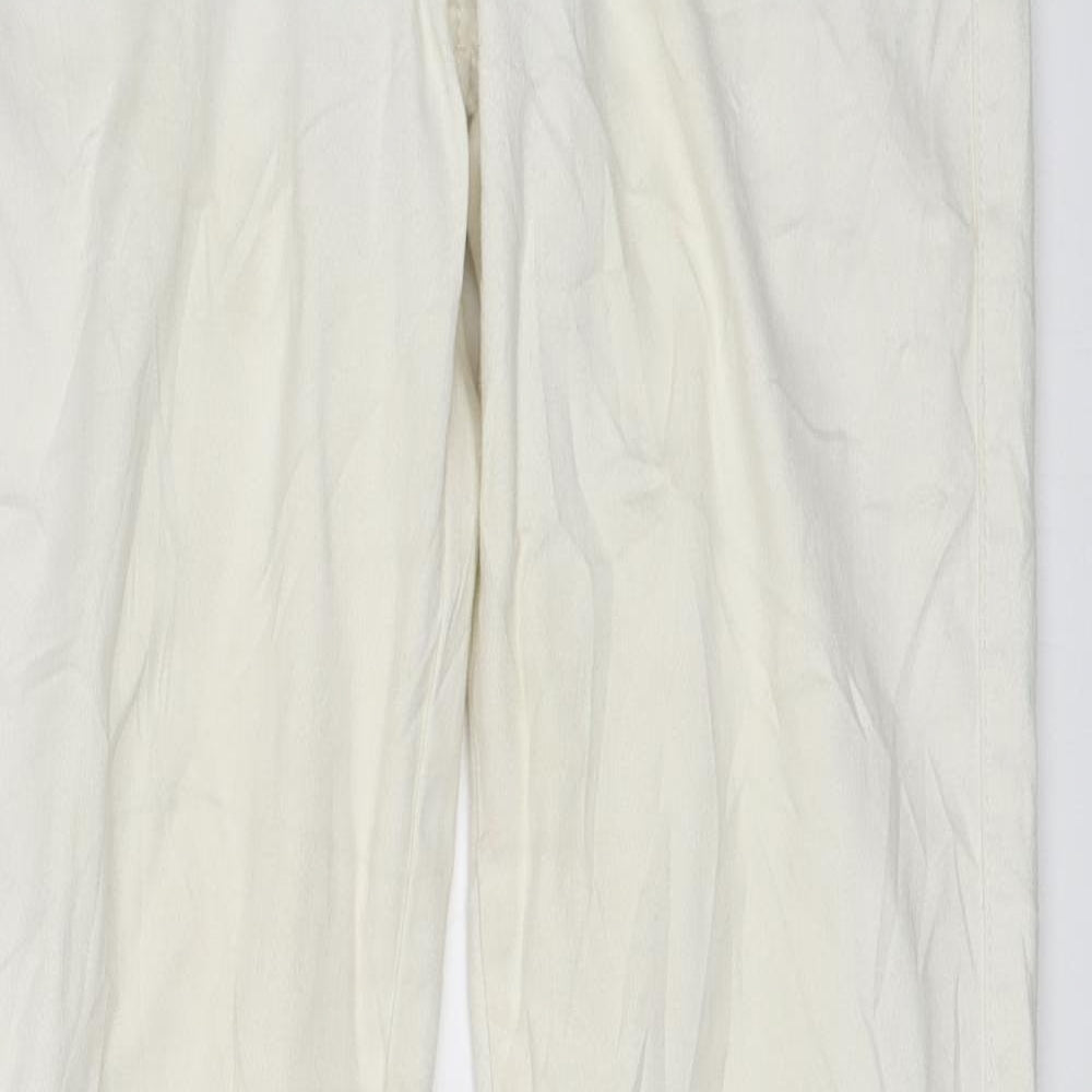 Miss Sixty Womens White   Trousers  Size 6 L28 in