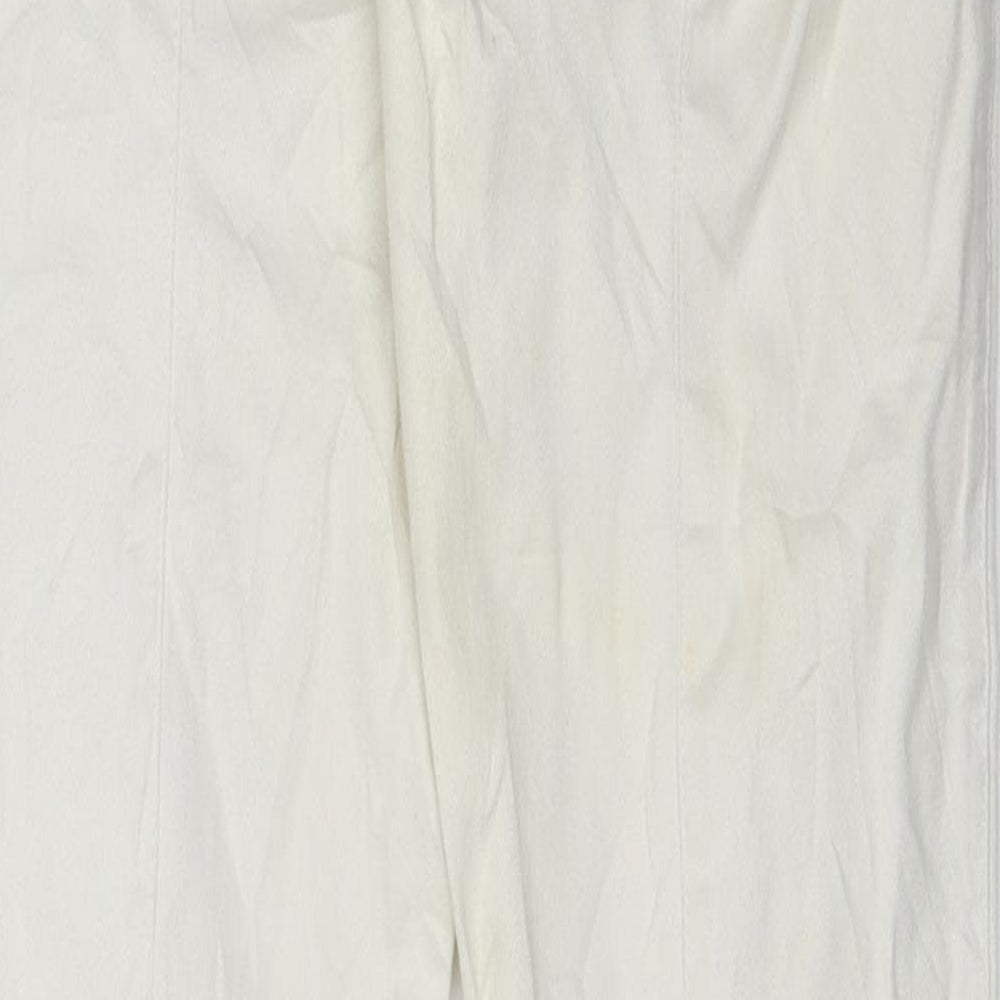 Miss Sixty Womens White   Trousers  Size 6 L28 in