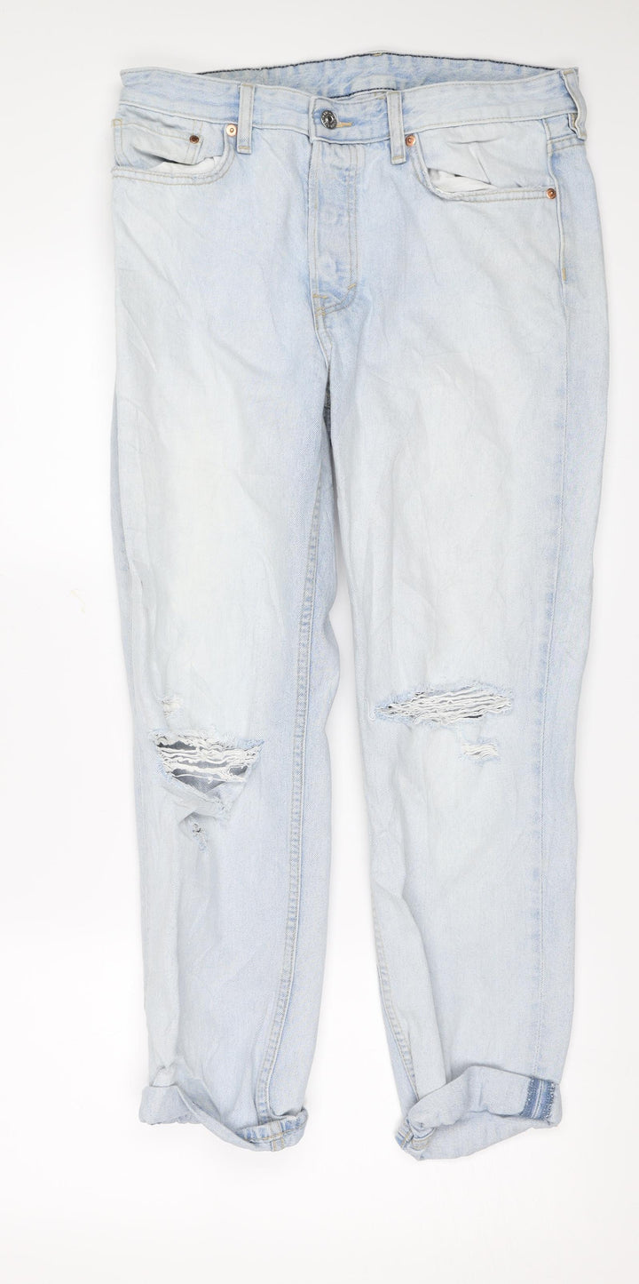 Preworn Mens Blue   Cropped Jeans Size 31 L25 in