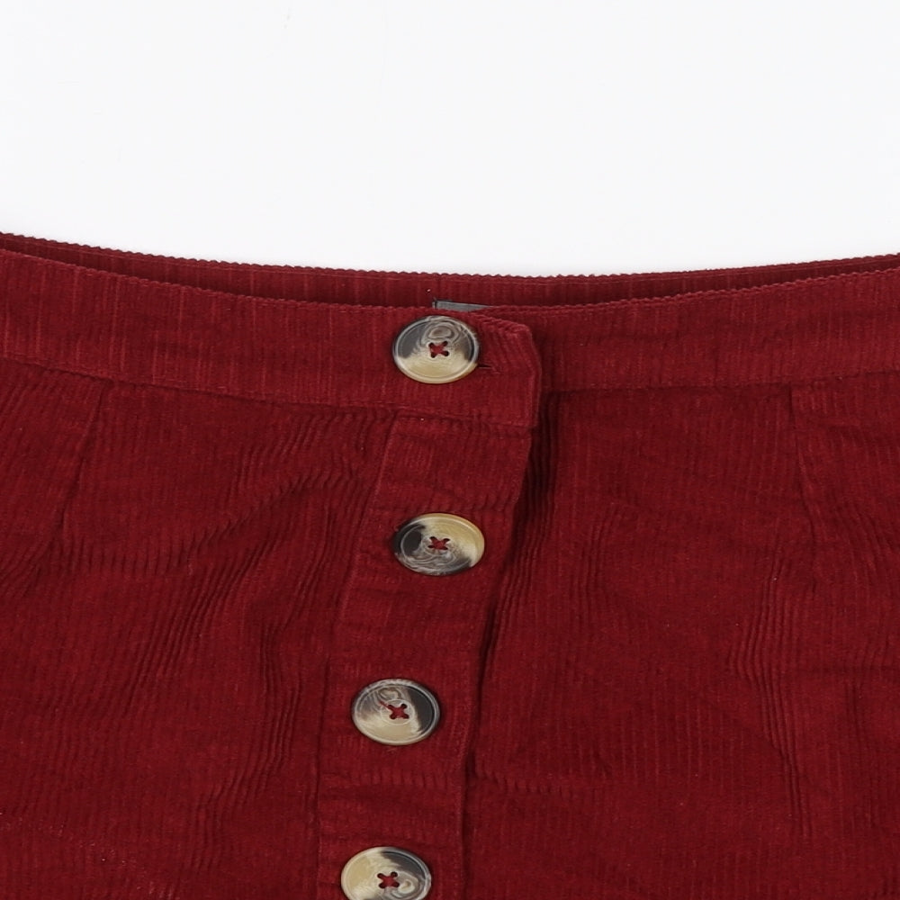 Papaya Womens Red   Skater Skirt Size 12