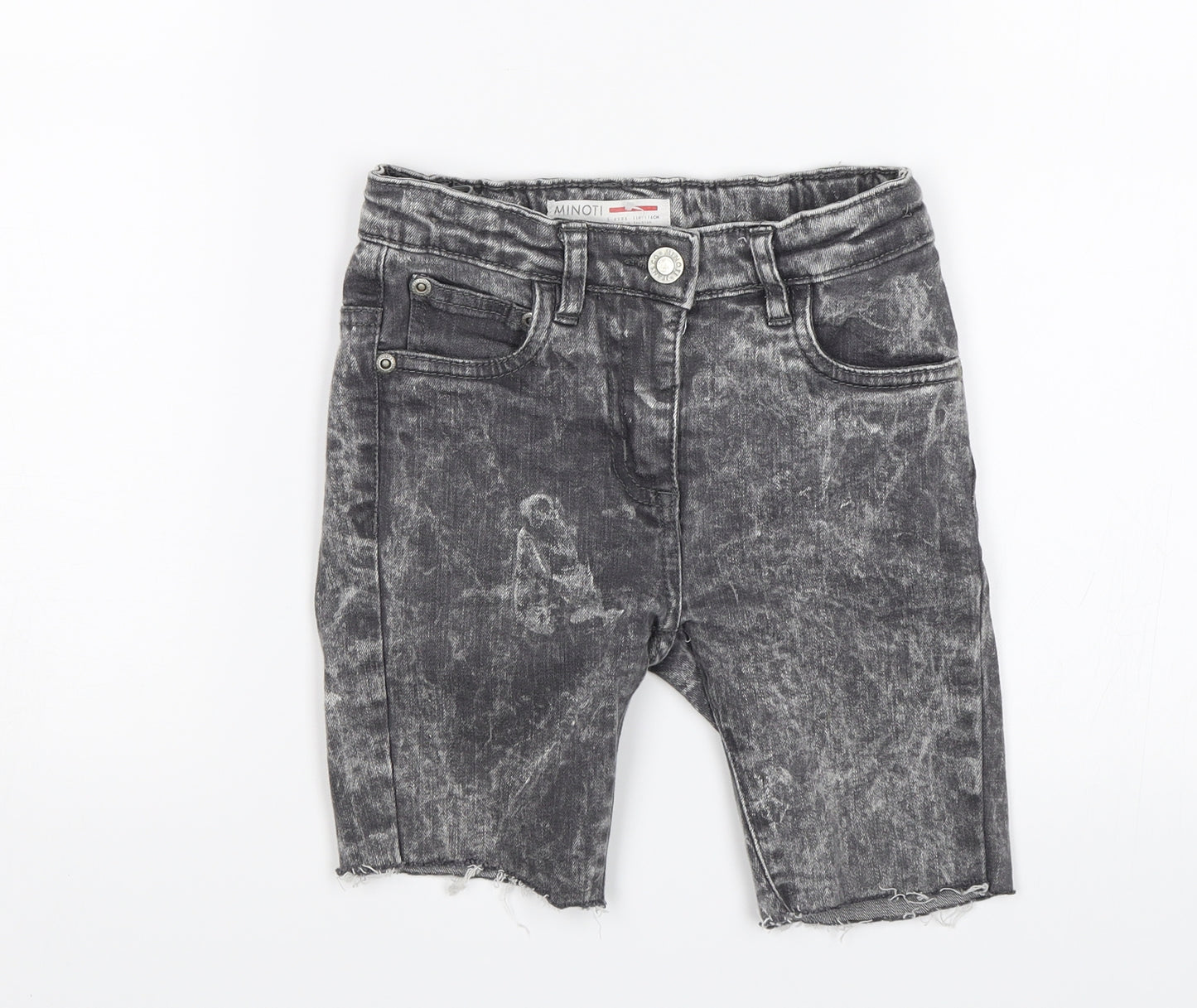 Minoti Boys Black   Bermuda Shorts Size 6 Years