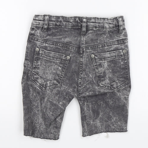 Minoti Boys Black   Bermuda Shorts Size 6 Years