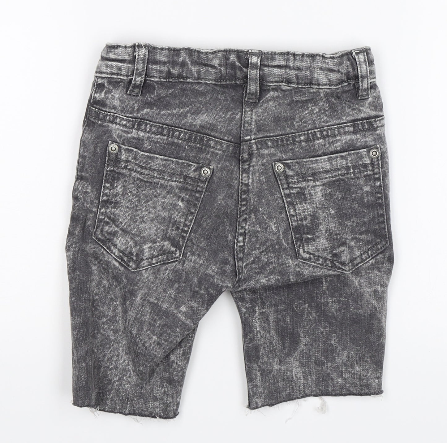 Minoti Boys Black   Bermuda Shorts Size 6 Years