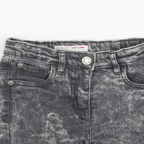 Minoti Boys Black   Bermuda Shorts Size 6 Years