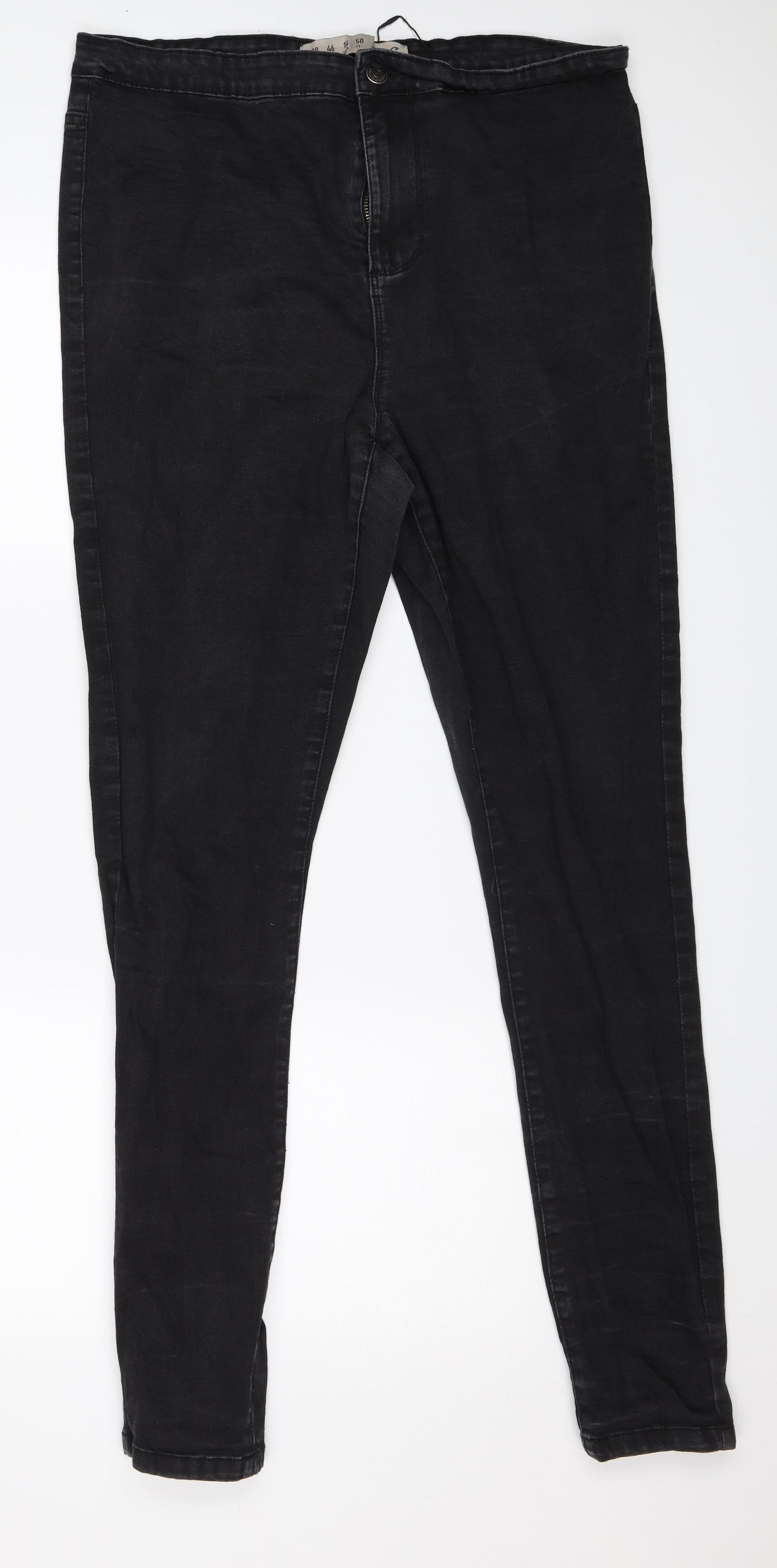 Denim & Co. Womens Black   Skinny Jeans Size 18 L31 in