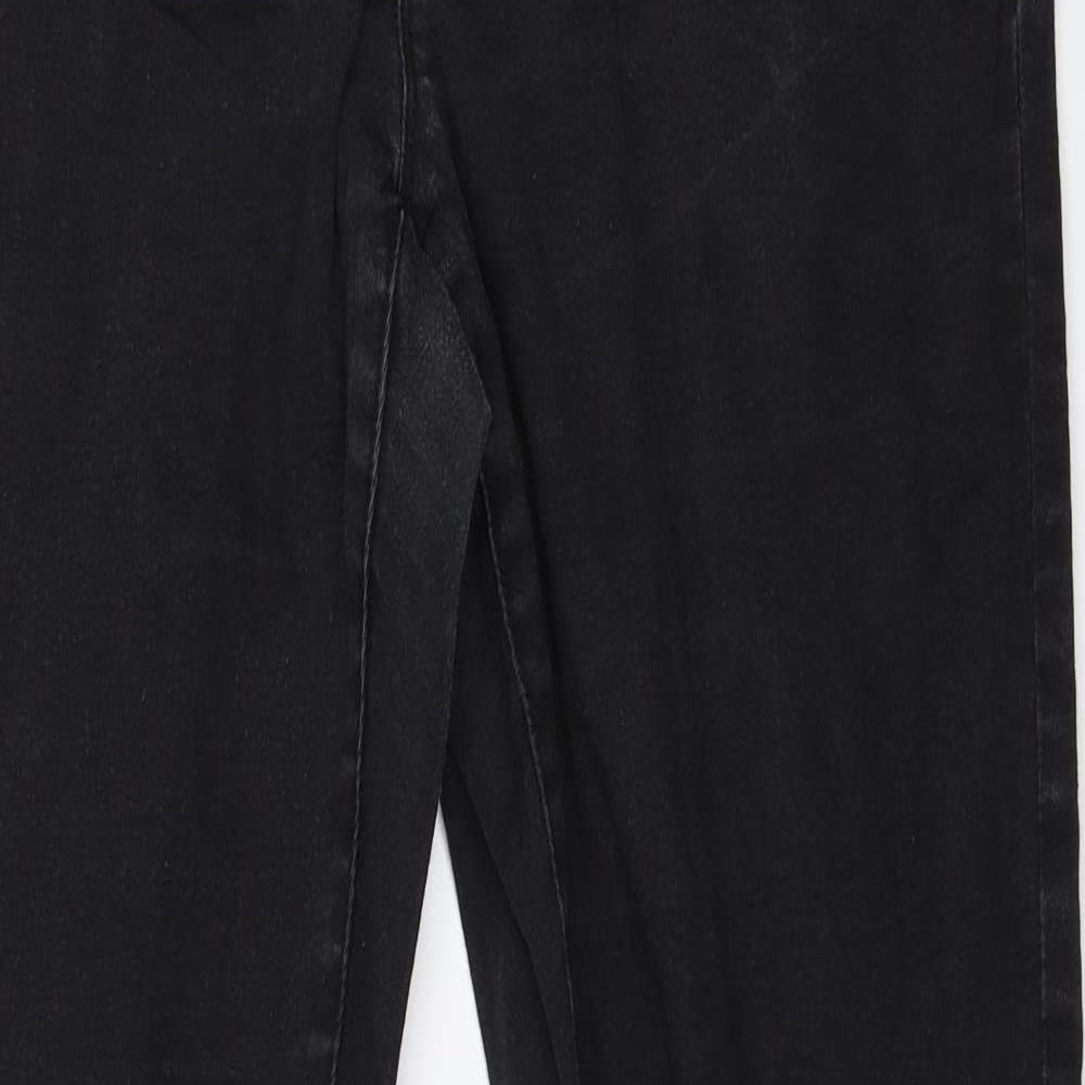 Denim & Co. Womens Black   Skinny Jeans Size 18 L31 in