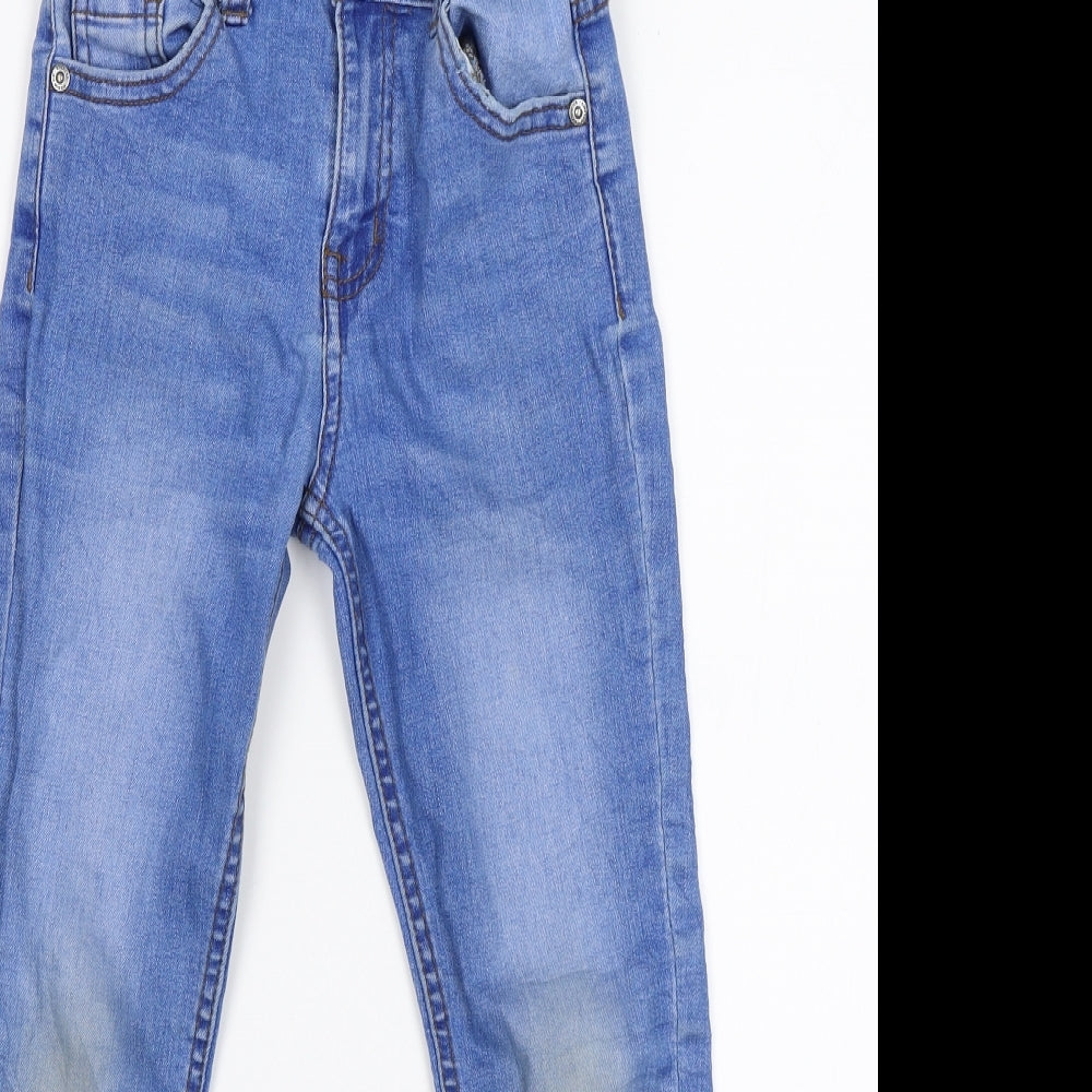 Denim & Co. Girls Blue   Skinny Jeans Size 7-8 Years