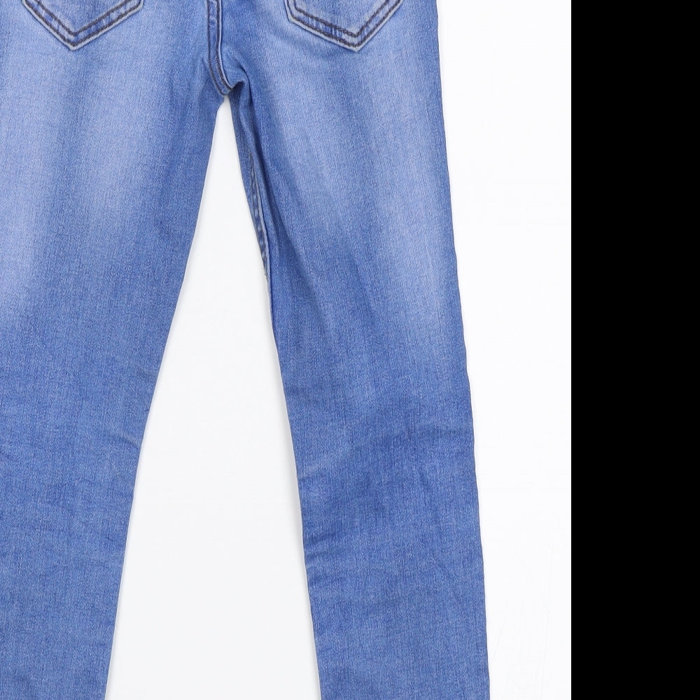 Denim & Co. Girls Blue   Skinny Jeans Size 7-8 Years