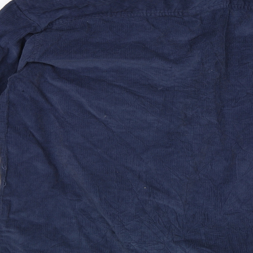 Cotton Traders Mens Blue    Button-Up Size S