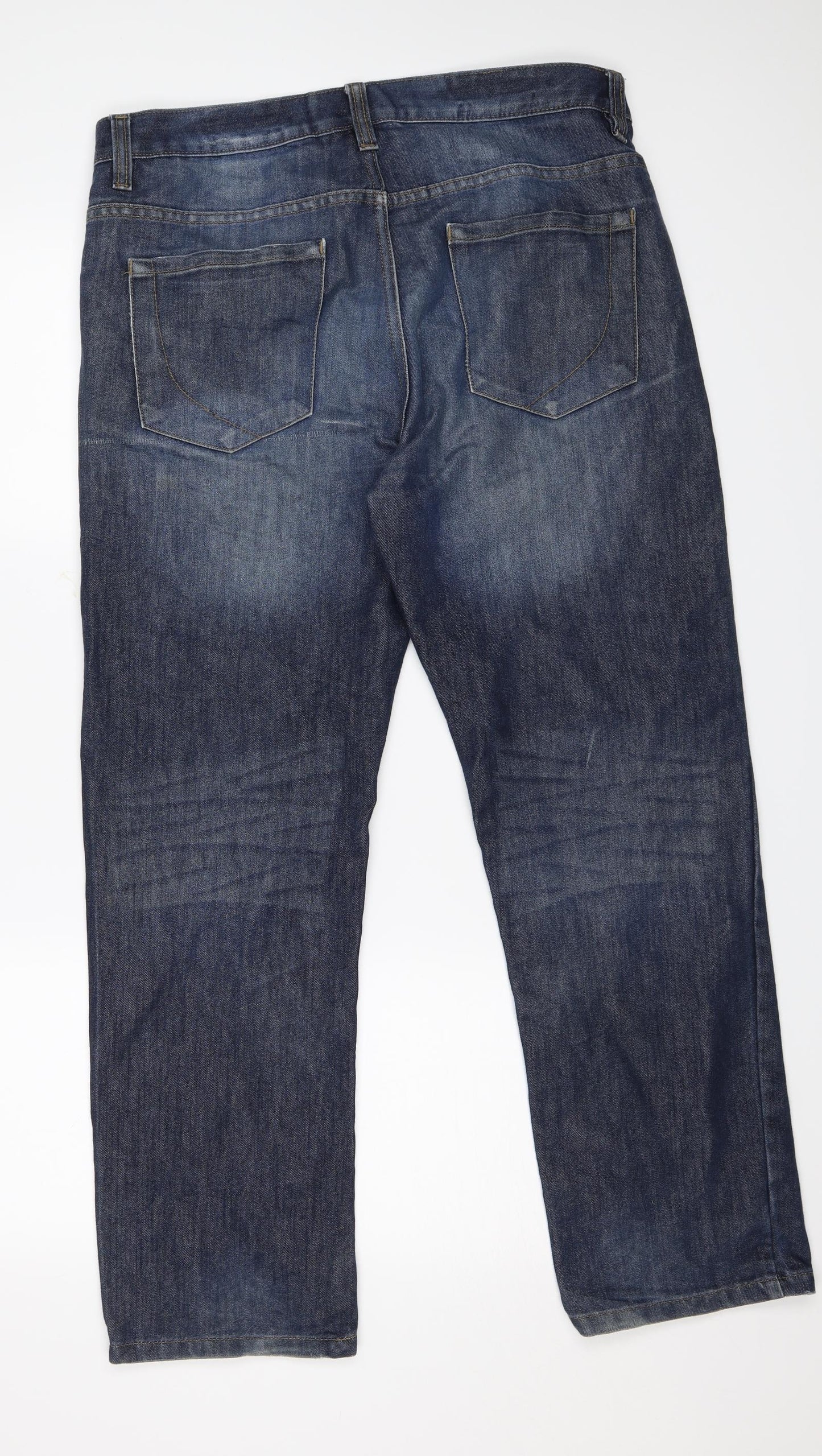 Paper Denim & Cloth Mens Blue   Straight Jeans Size 34 L28 in