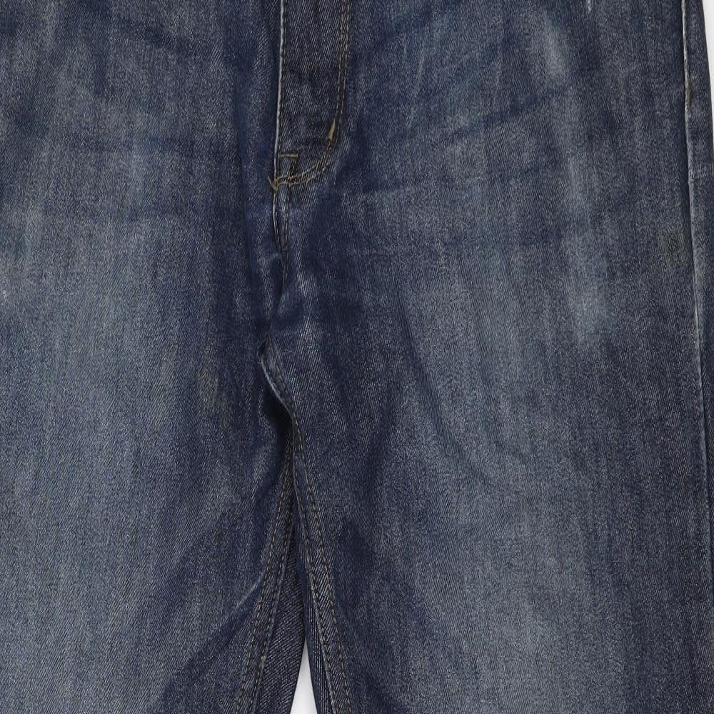 Paper Denim & Cloth Mens Blue   Straight Jeans Size 34 L28 in