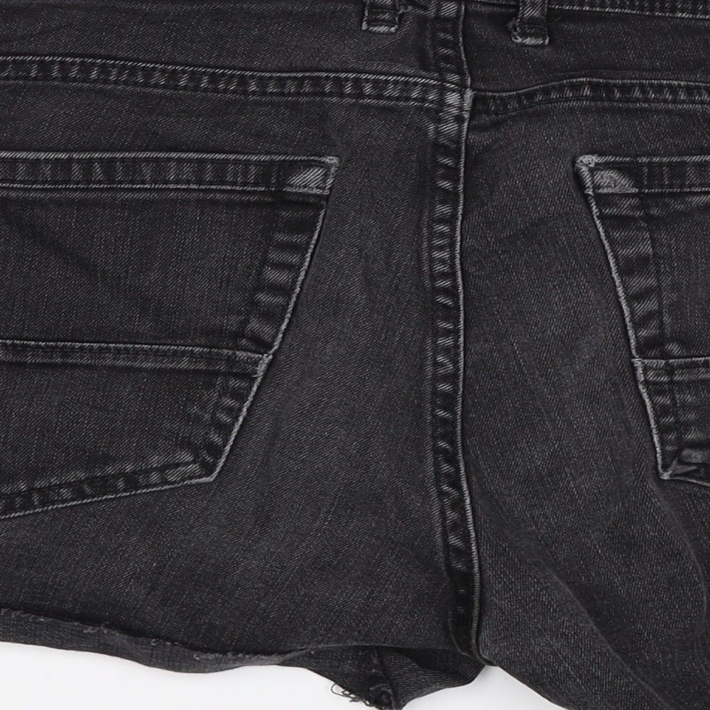 Burton Mens Black  Denim Bermuda Shorts Size 32