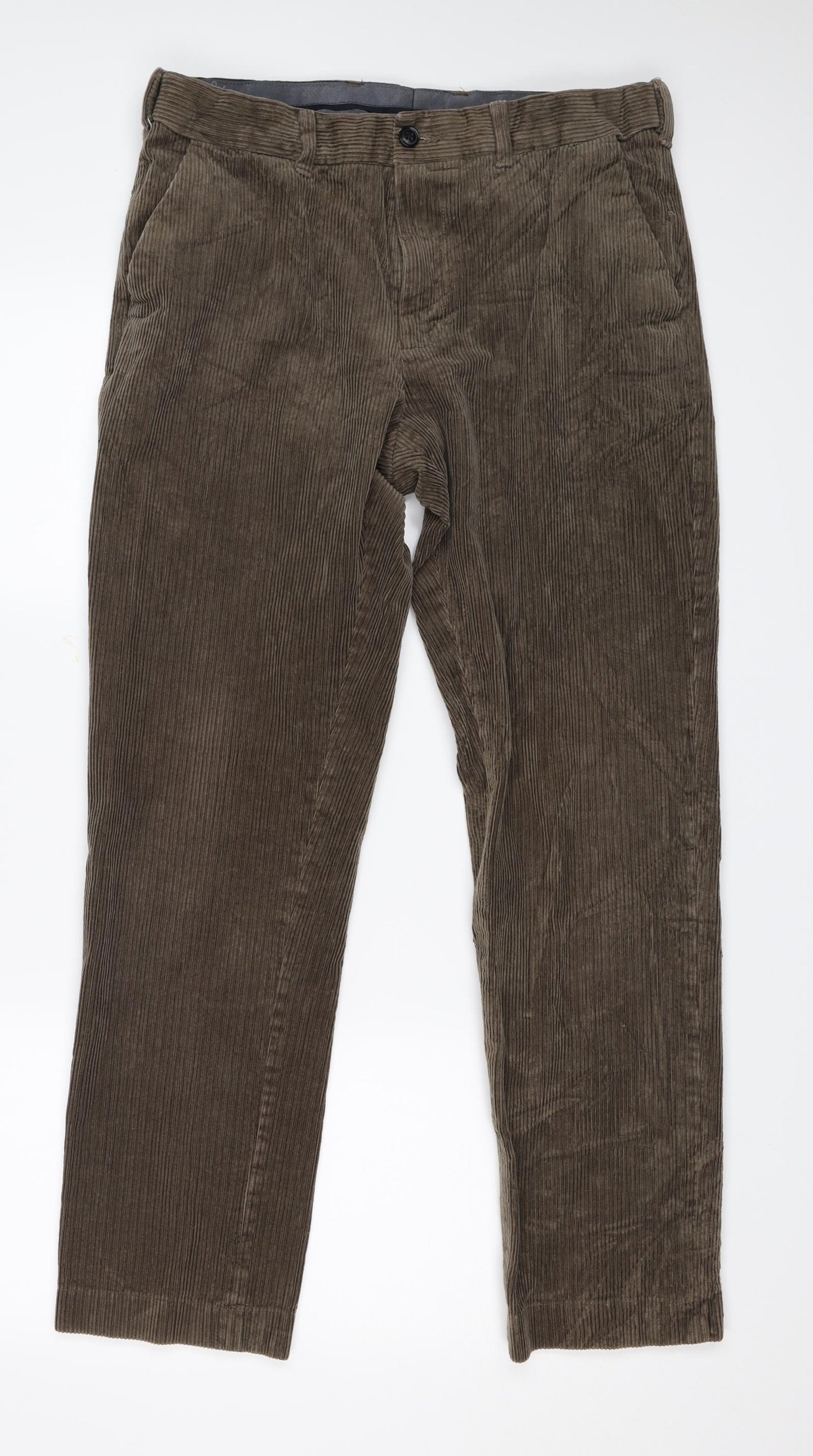 M&S Mens Brown   Trousers  Size 34 L28 in