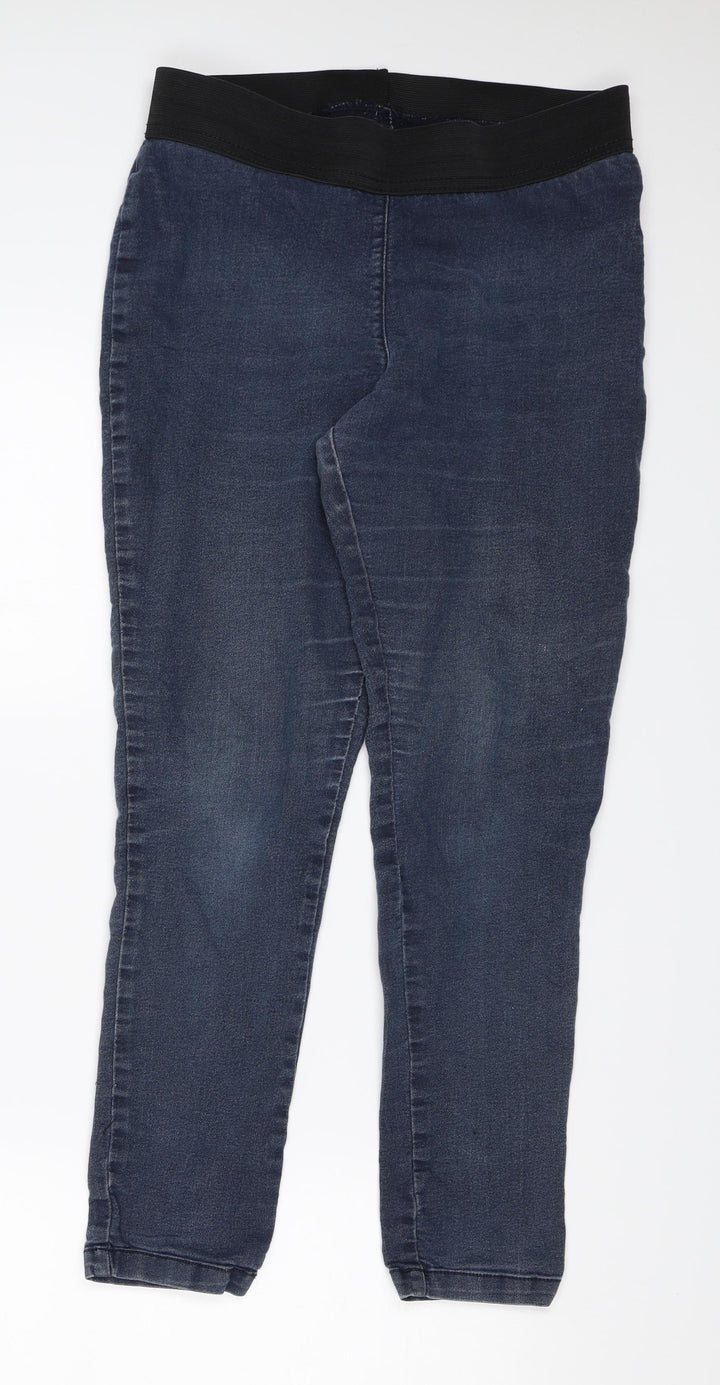 M&S Womens Blue Jegging Jeans Size 10 L25 in