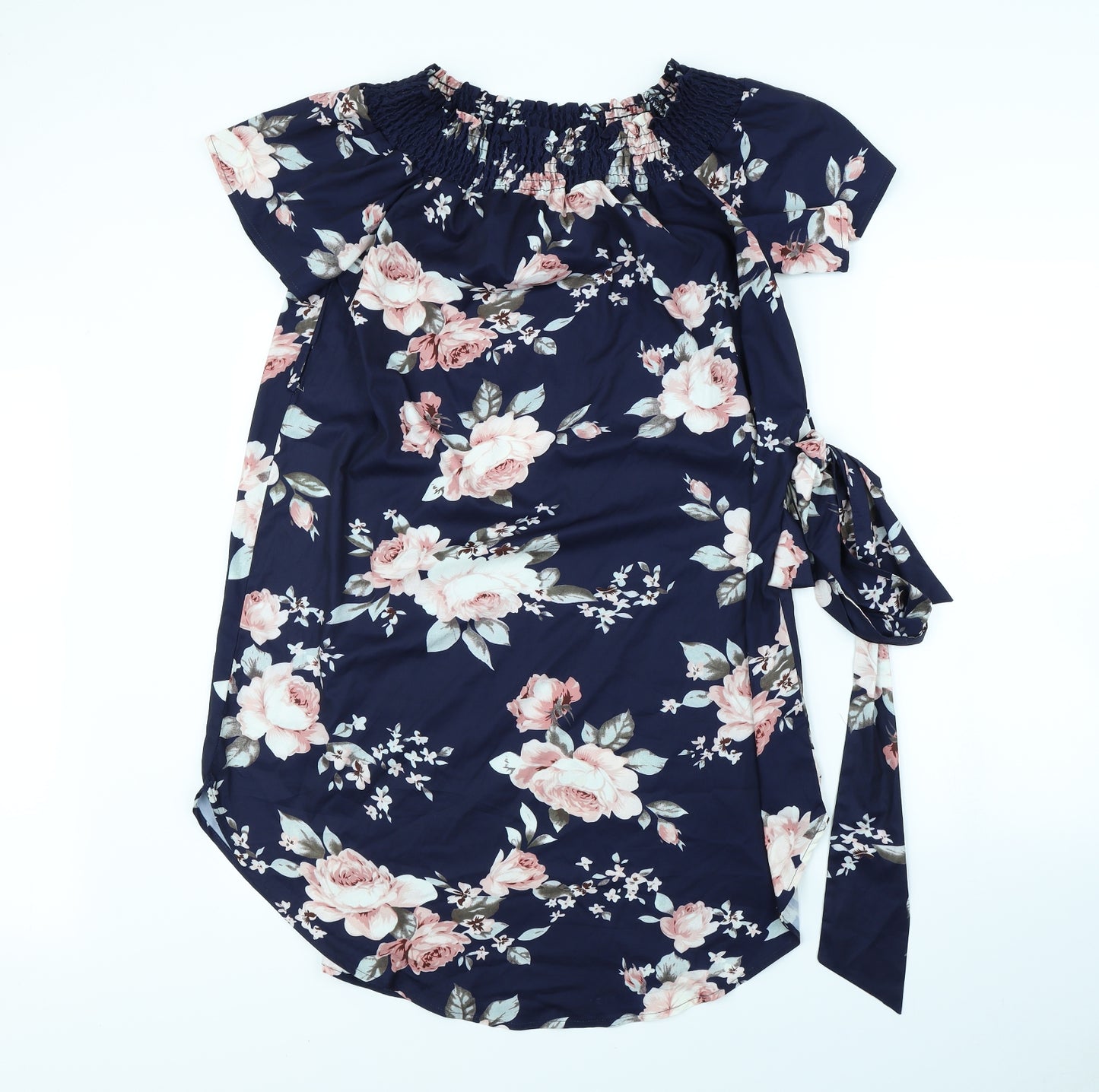 Yoins Womens Blue Floral  Mini  Size L