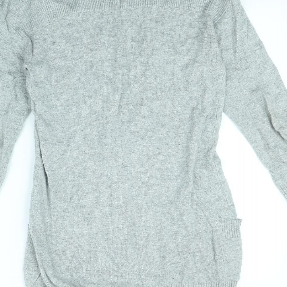 New Look Womens Grey   Cardigan Jumper Size 14