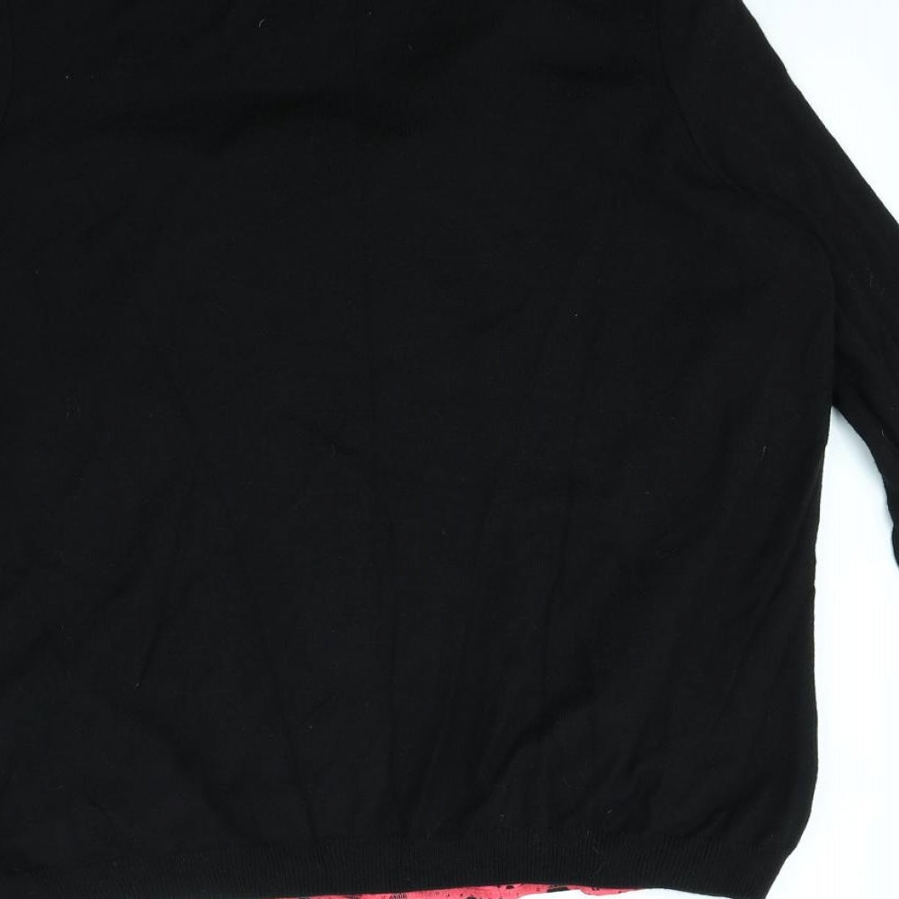 George Womens Pink Polka Dot  Pullover Jumper Size 14